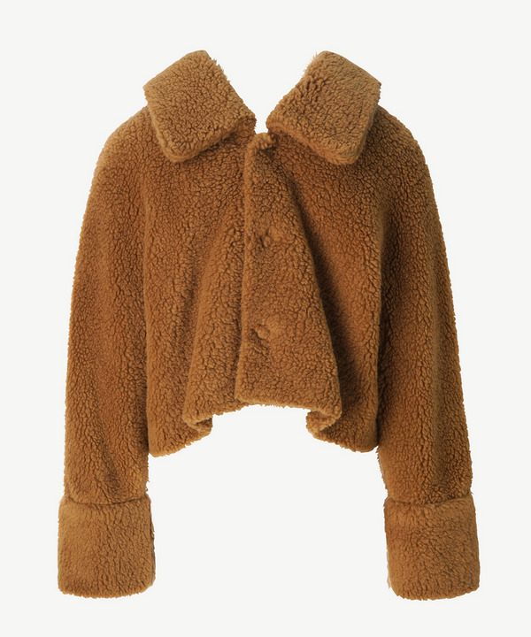 DOUBLE FRONT FUR JACKET 詳細画像 BLACK 6