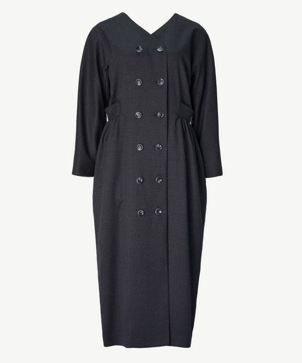 DOUBLE FRONT ONE PIECE 詳細画像 GRAY 1