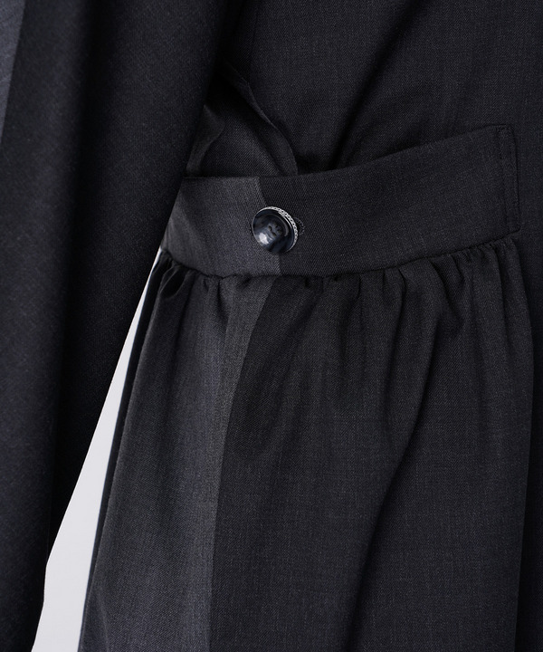 DOUBLE FRONT ONE PIECE 詳細画像 GRAY 6