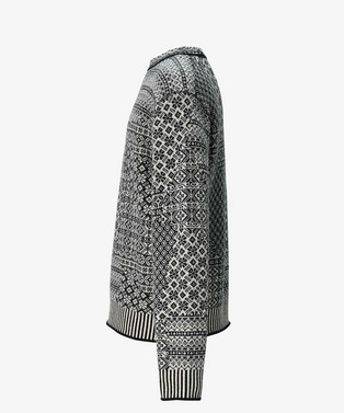 PATCHWORK NORDIC KNIT PULLOVER 詳細画像