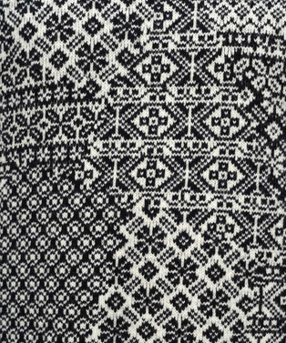 PATCHWORK NORDIC KNIT PULLOVER 詳細画像