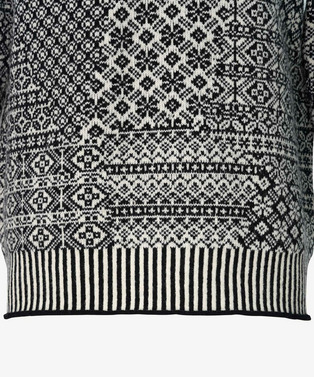 PATCHWORK NORDIC KNIT PULLOVER 詳細画像