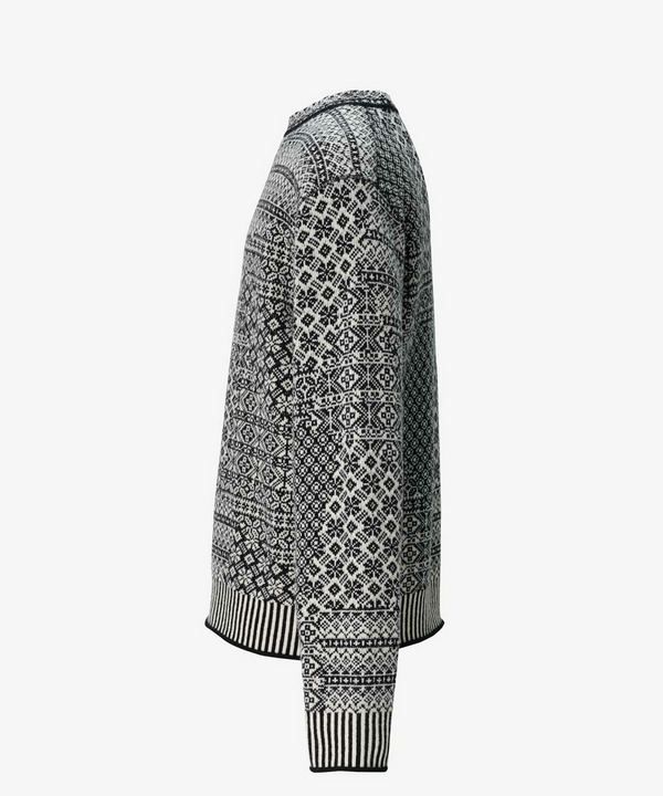 PATCHWORK NORDIC KNIT PULLOVER 詳細画像 RED 3