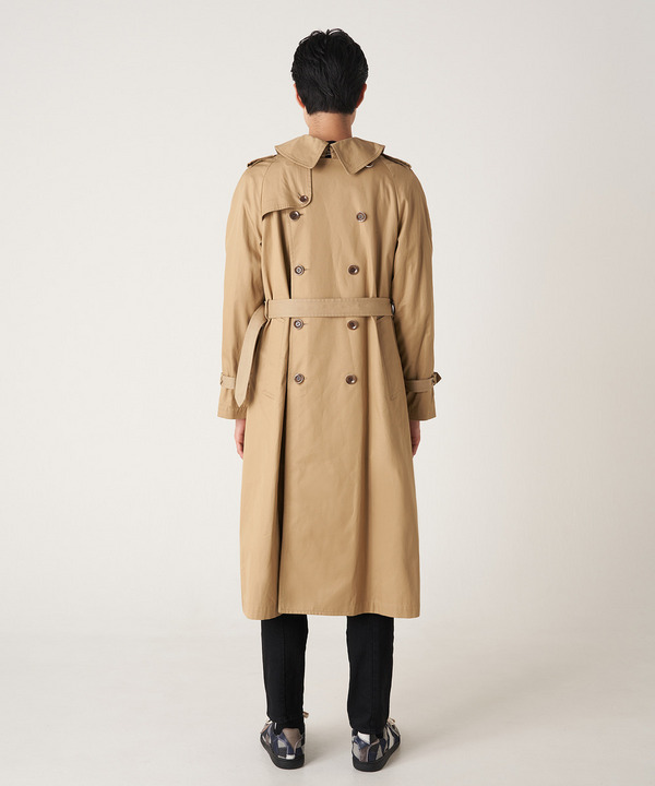 DOUBLE FRONT TRENCH COAT 詳細画像 BEIGE 8
