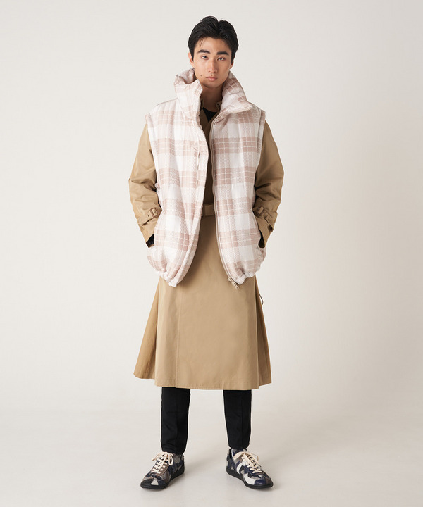 DOUBLE FRONT TRENCH COAT 詳細画像 BEIGE 9