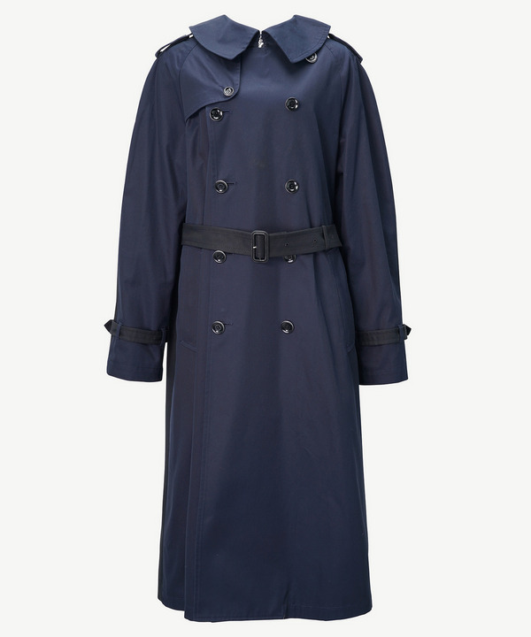 DOUBLE FRONT TRENCH COAT 詳細画像 BLACK 2