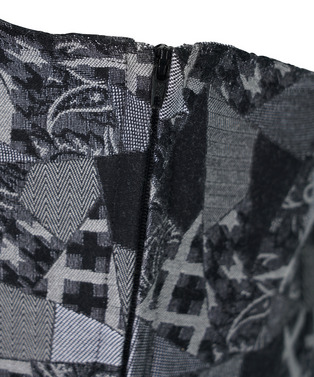 PATCHWORK JACQUARD BUSTIER 詳細画像
