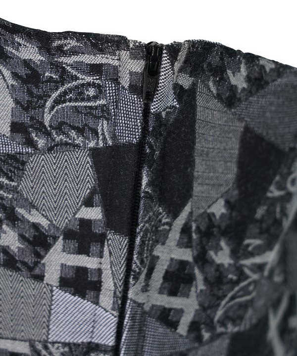 PATCHWORK JACQUARD BUSTIER 詳細画像 NAVY 6
