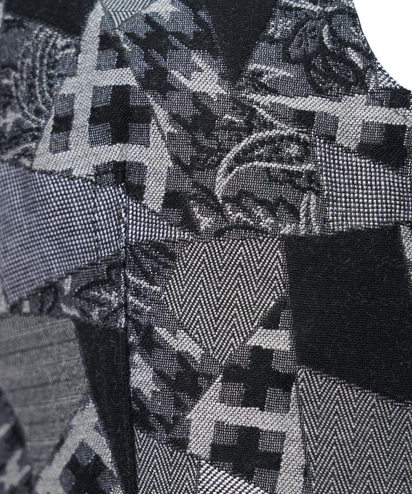 PATCHWORK JACQUARD BUSTIER 詳細画像 GRAY 4