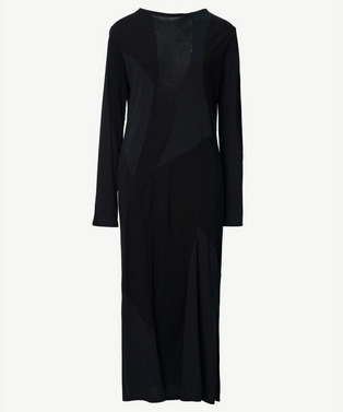 CURVED PATCHWORK JERSEY DRESS 詳細画像