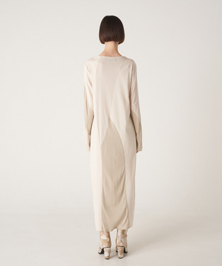 CURVED PATCHWORK JERSEY DRESS 詳細画像