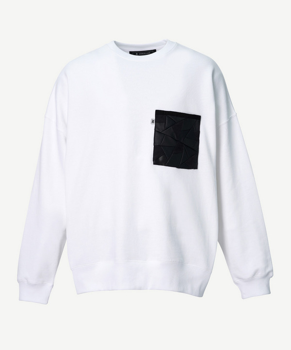PATCHWORK POCKET SWEAT PULLOVER 詳細画像 BLACK 5
