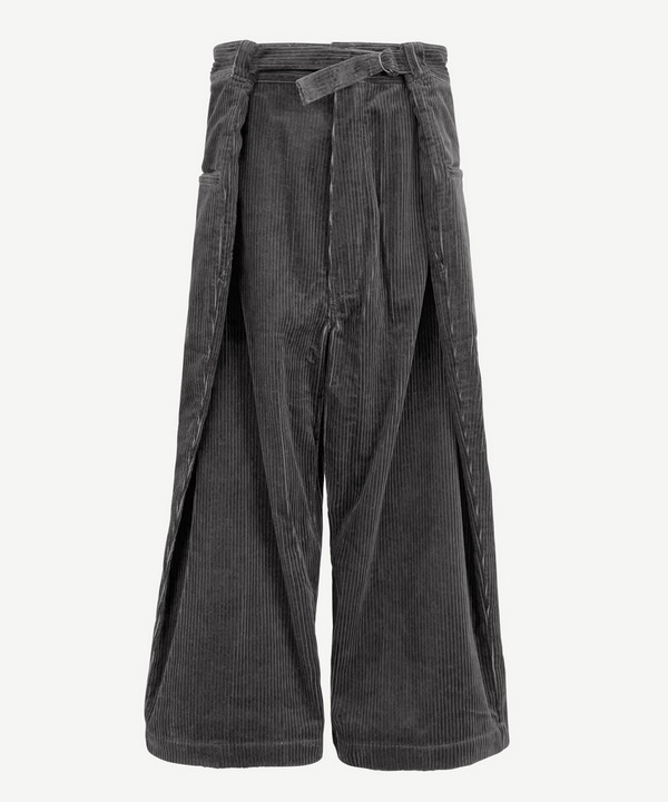 WRAP CORDUROY PANTS 詳細画像 BROWN 2