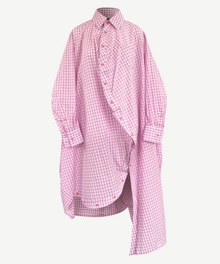 BALL SHIRT ONE PIECE(CHECK)