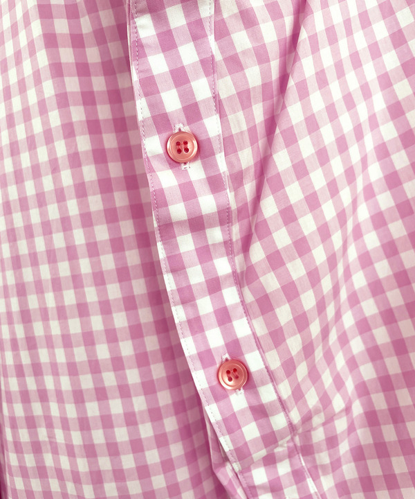 BALL SHIRT ONE PIECE(CHECK) 詳細画像 GREEN 5