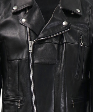 PANEL PATCHWORK RIDER'S JACKET 詳細画像