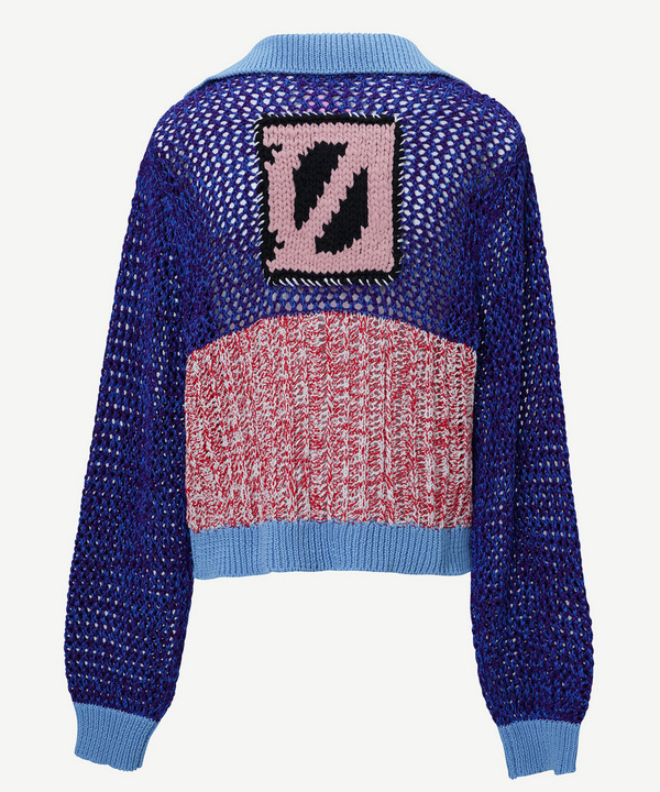 HAND KNIT WAPPEN SOCCER SHIRTS 詳細画像 PURPLE 2