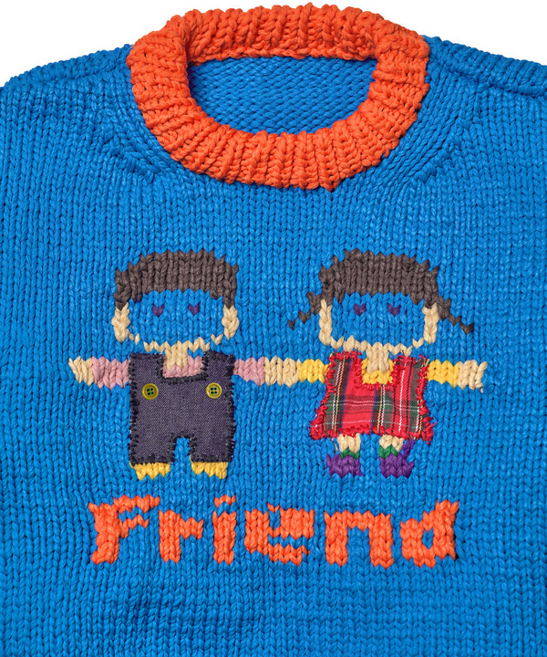 FRIENDS PULLOVER KNIT 詳細画像 BLUE 4