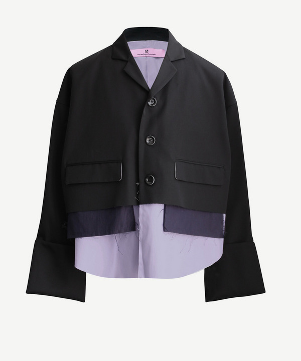 SHORT LAYER TAILORED JACKET 詳細画像 BLACK 4