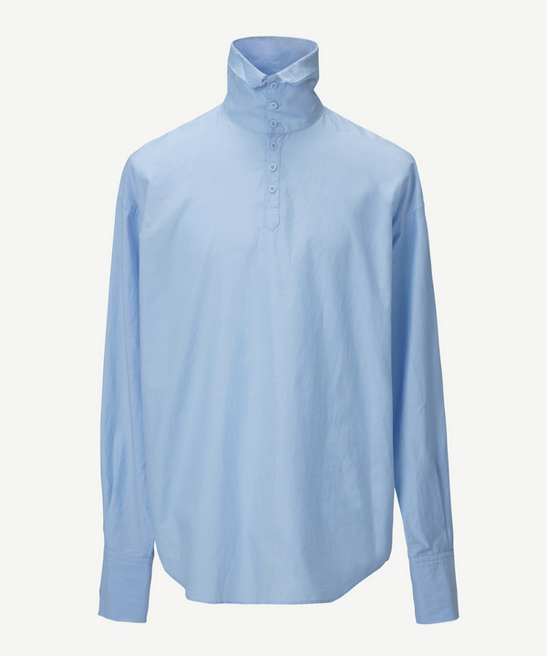 HIGH NECK LAYER SHIRT 詳細画像 WHITE 5