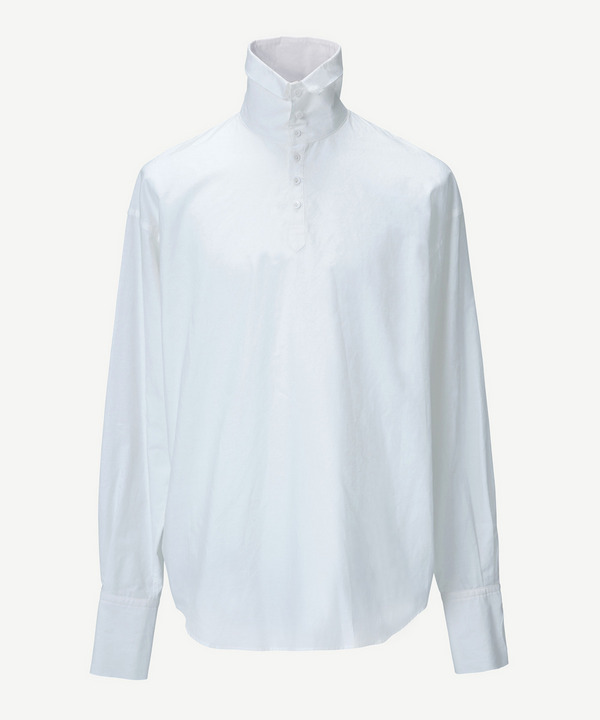 HIGH NECK LAYER SHIRT 詳細画像 SAX 3