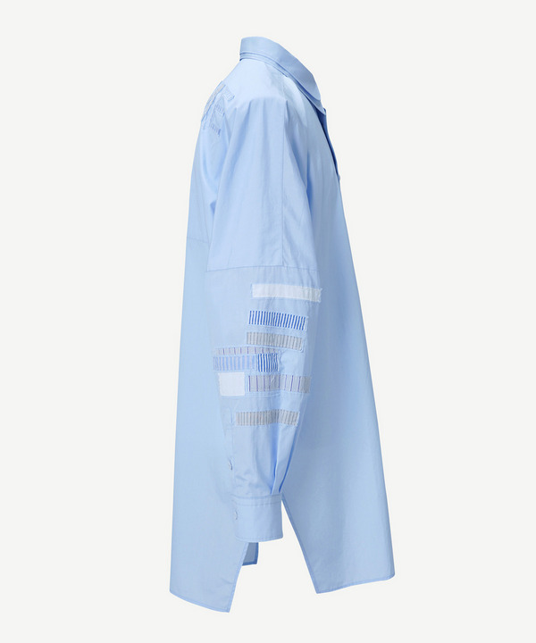 HOMME PATCHWORK LONG SHIRT 詳細画像 PINK 6
