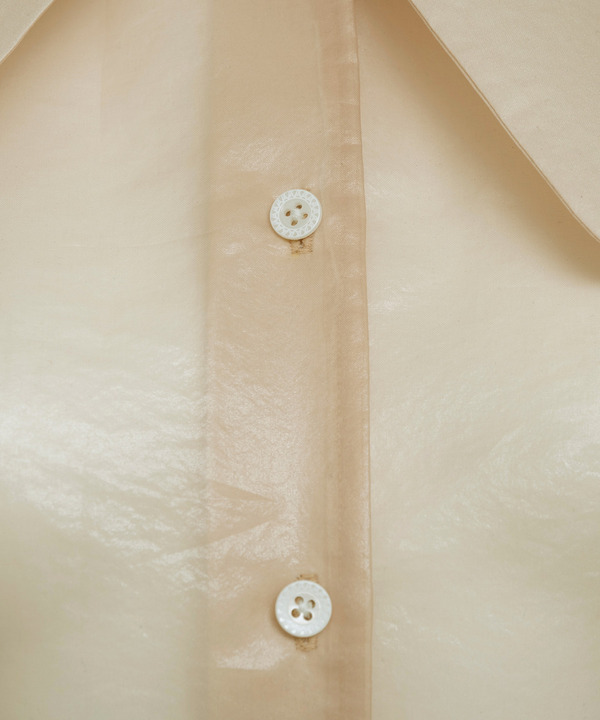 WINDPROOF ORGANDY BLOUSE 詳細画像 BEIGE 8