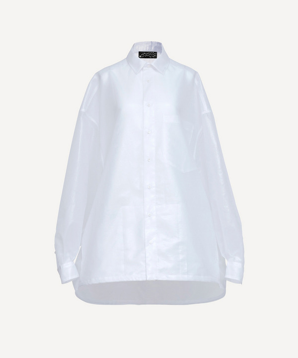 WINDPROOF ORGANDY SHIRTS 詳細画像 WHITE 4