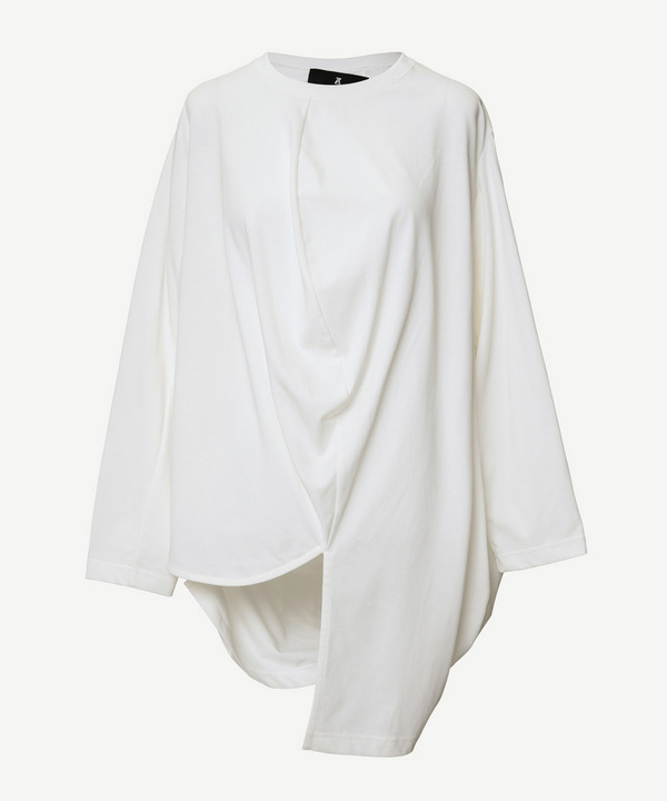 BALL COTTON LONG SLEEVE T-SHIRT 詳細画像 BLACK&times;WHITE 2