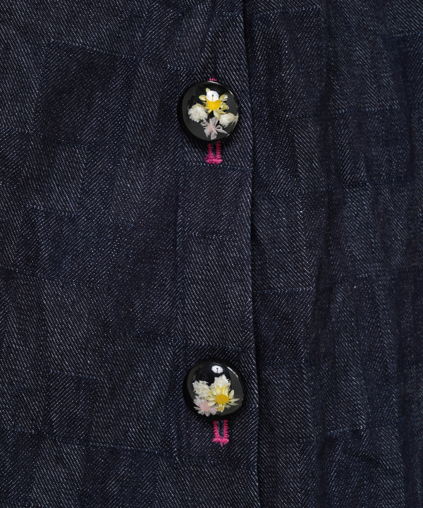 BUTTON DENIM SHORTS 詳細画像 INDIGO 5