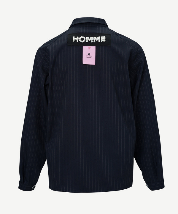 STAFF PIN STRIPE JACKET 詳細画像 NAVY 3
