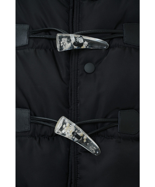 FLOWER TOGGLE SHORT PUFF JACKET 詳細画像 BLACK 5