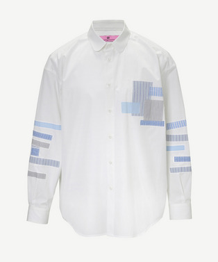 HOMME PATCHWORK SHIRT