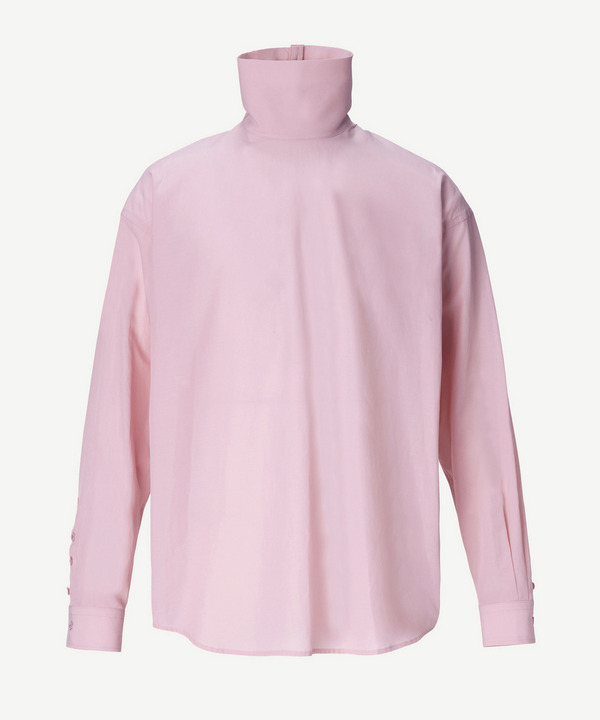 HIGH NECK SHIRT 詳細画像 WHITE 2