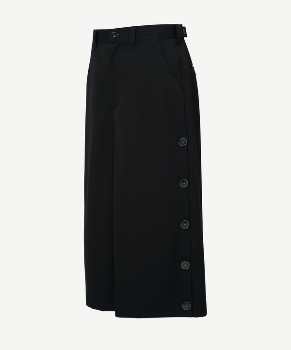 DROPPED BUTTON SHORTS 詳細画像 BLACK 1