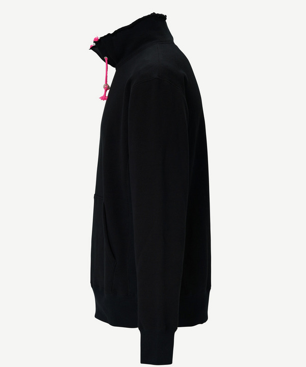 CUT OFF HIGH NECK HOODIE 詳細画像 GRAY 3