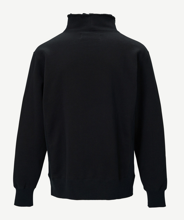 CUT OFF HIGH NECK HOODIE 詳細画像 BLACK 3