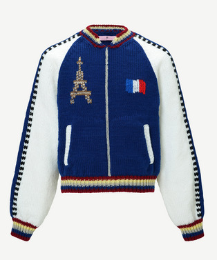 KNIT SOUVENIR PARIS JACKET