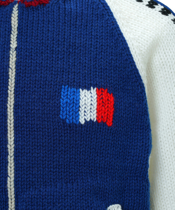 KNIT SOUVENIR PARIS JACKET 詳細画像 BLUE 5