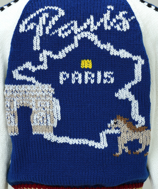 KNIT SOUVENIR PARIS JACKET 詳細画像 BLUE 7