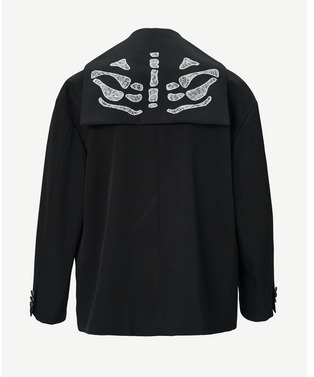 FADE LAPEL DOUBLE JACKET+DETACHED BONE SAILOR