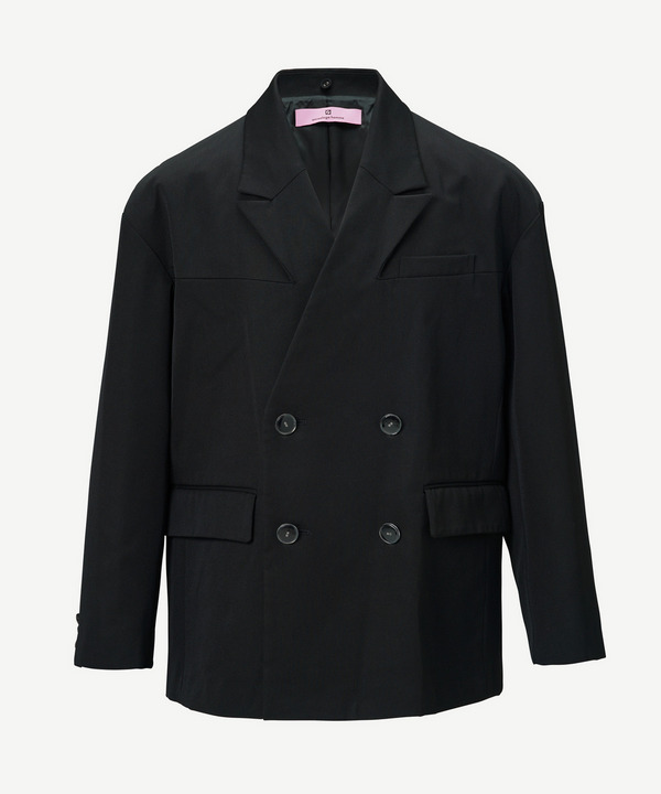 FADE LAPEL DOUBLE JACKET+DETACHED BONE SAILOR 詳細画像 BLACK 5