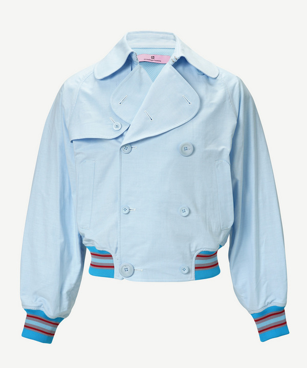 SHORT TRENCH SHIRT JACKET 詳細画像 SAX 1