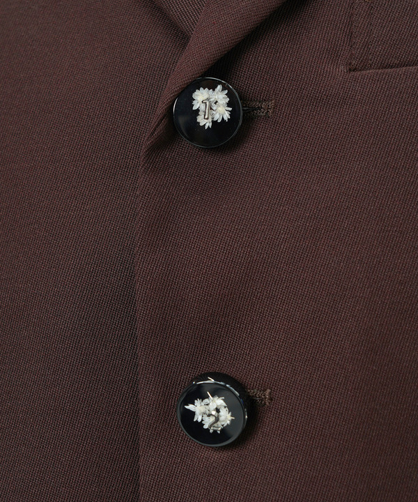 FOUR BUTTON JACKET 詳細画像 BROWN 4