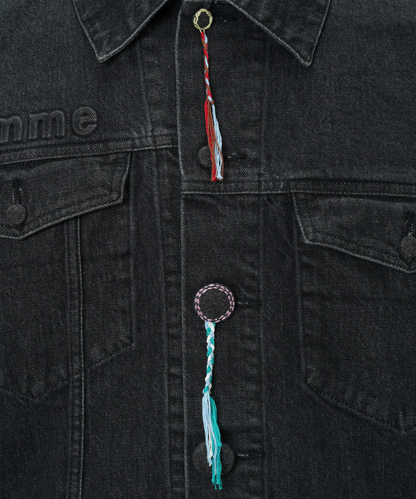 DENIM TRACKER JACKET 詳細画像 BLACK 6
