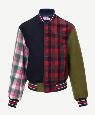 CHECK PANEL STADIUM JUMPER