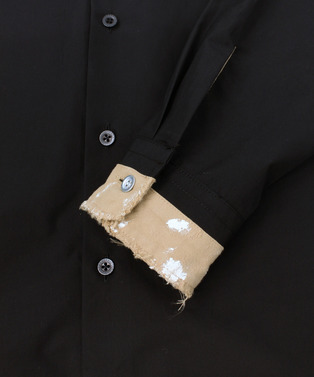 FLOWER TOGGLE PANEL CUFF SHIRTS 詳細画像