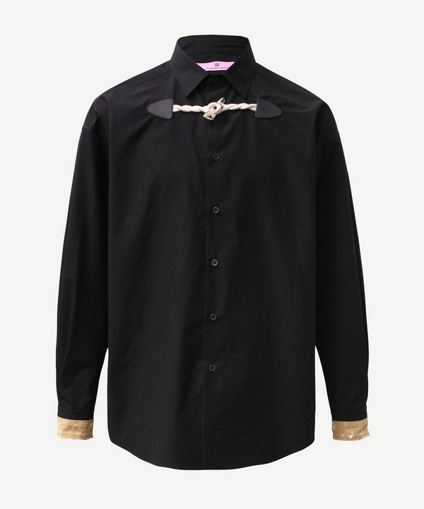 FLOWER TOGGLE PANEL CUFF SHIRTS 詳細画像 WHITE 7