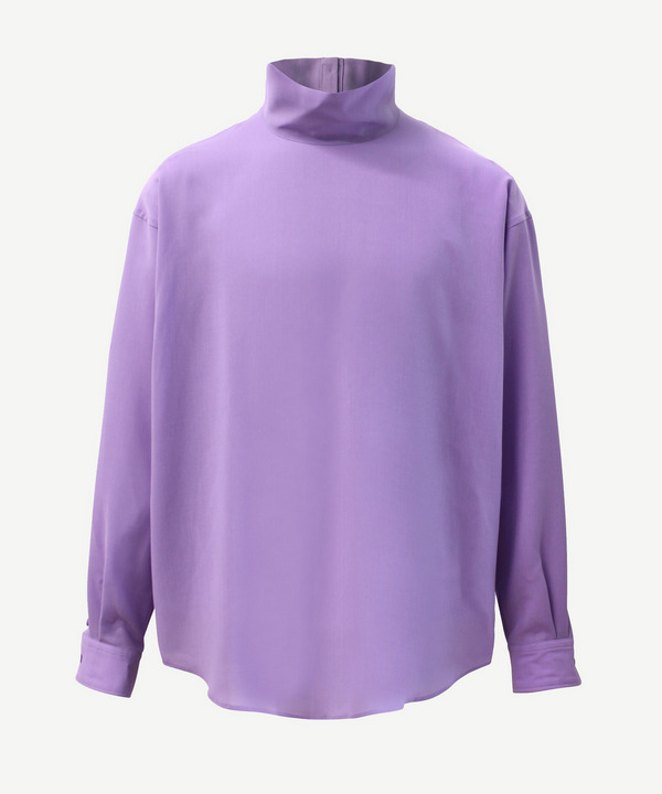 HIGH NECK SHIRT 詳細画像 PURPLE 1
