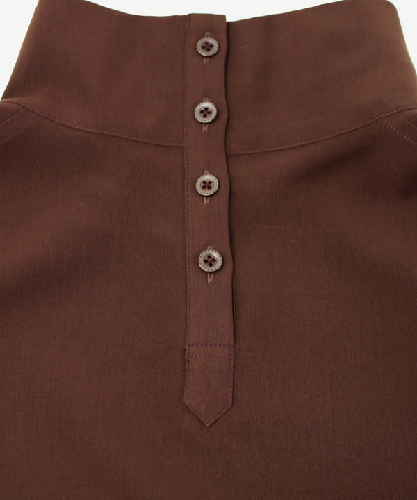 HIGH NECK SHIRT 詳細画像 GRAY 10